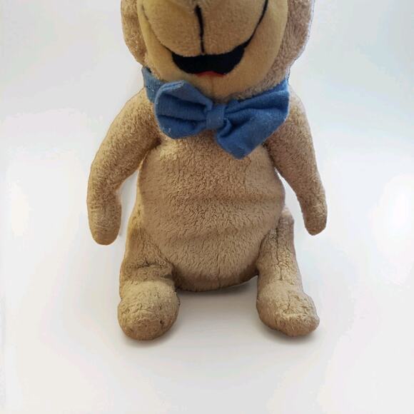 Hanna Barbera Boo-Boo Bear Plush Blue Bow Yogi Bear Classic Collection Vintage - Picture 3 of 5